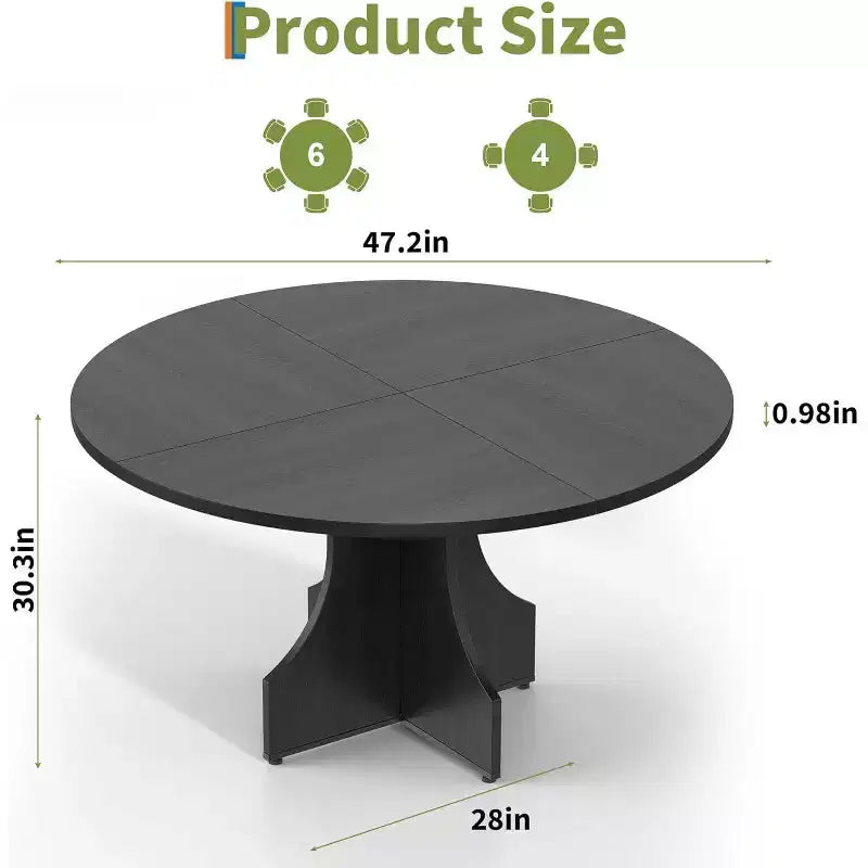 Table de cuisine et salle à manger de style ferme rustique