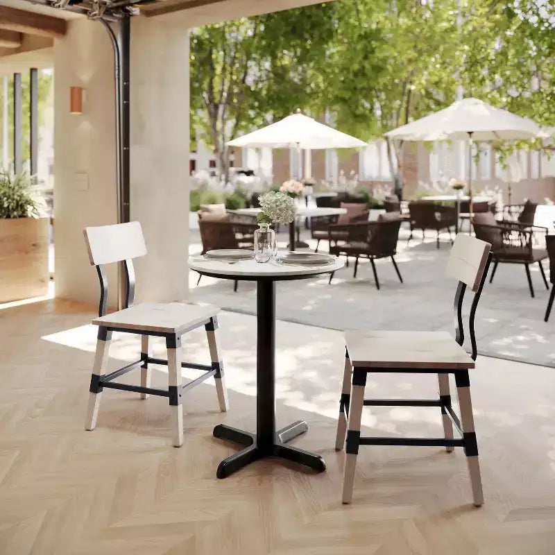 Plateau de table en marbre, pieds réglables en hauteur