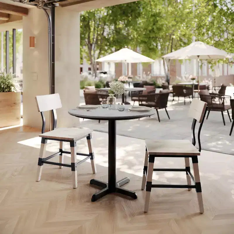 Plateau de table en marbre, pieds réglables en hauteur