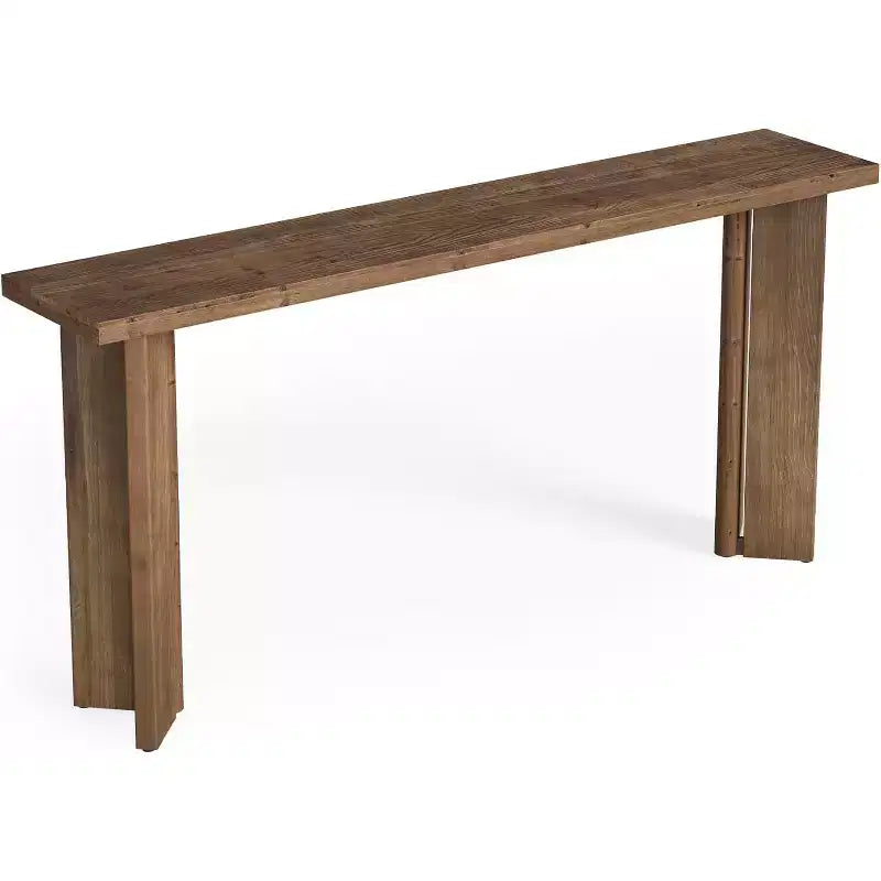 Lantine Solid Wood Console Table, 70.9-Inch Narrow Long Sofa Table Behind Couch, Farmhouse Entryway Table for Living Room, Hallway, Foyer