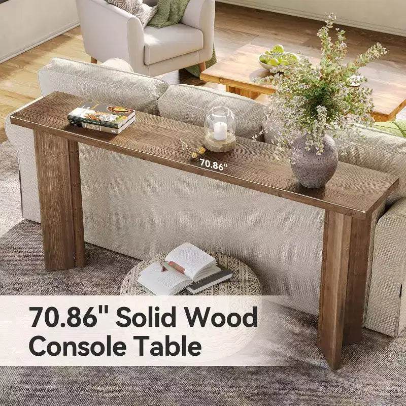 Table de contrôle en bois massif