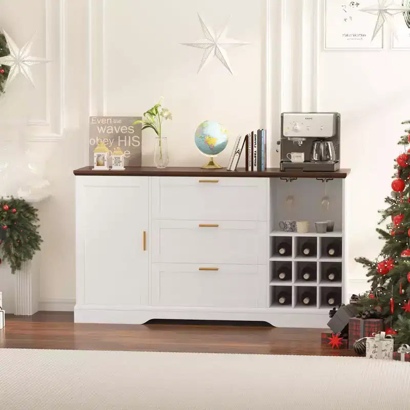 Buffet de style rustique