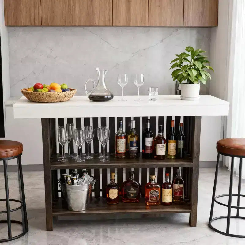 Table de bar de style ferme moderne