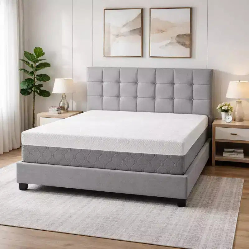 Dyonery 5/6/8/10/12-Inch Medium Firm Memory Foam for Pressure Relief, Cool Gel Motion Isolation,CertiPUR-US Oeko-Tex,Mattress in A Box