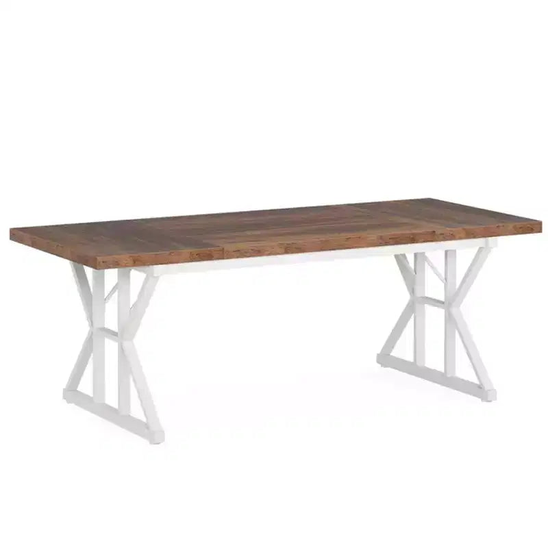 Table à manger en bois de style rustique