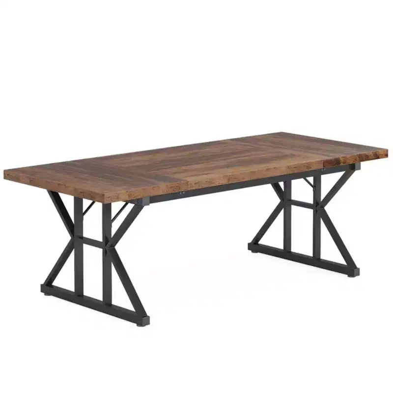 Table à manger en bois de style rustique