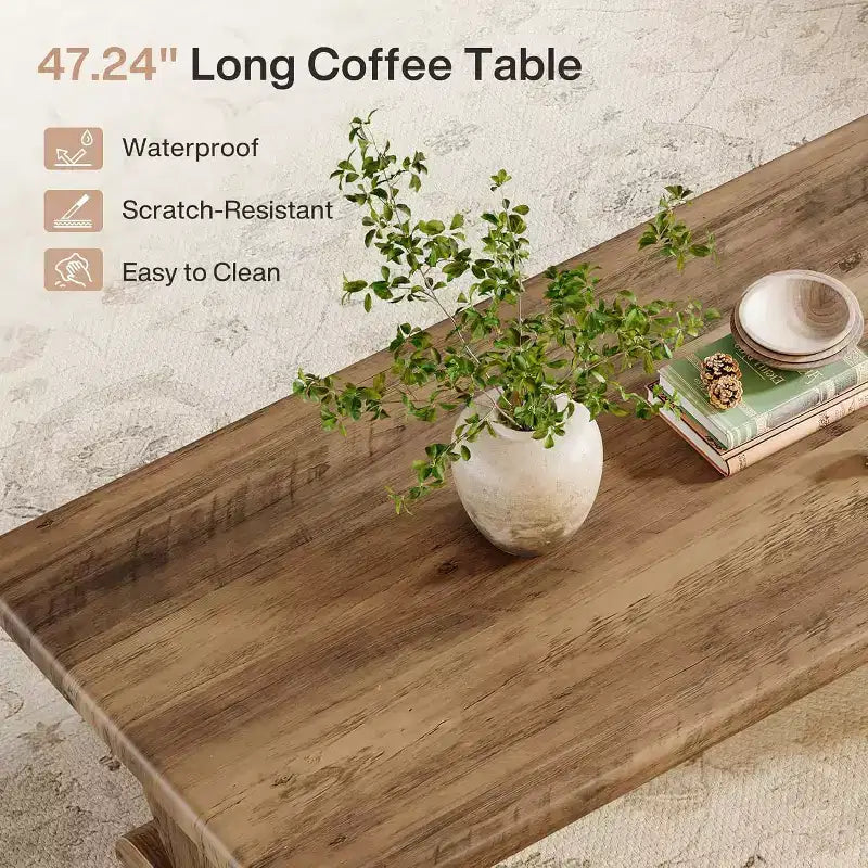 Table basse rectangulaire
