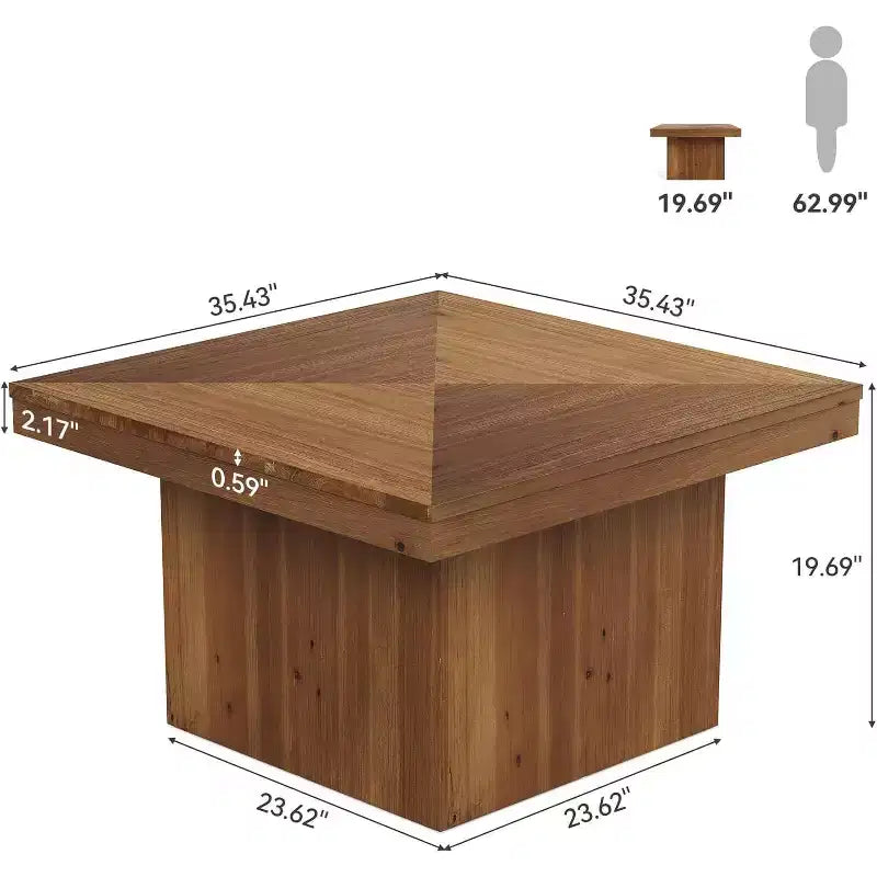 Table basse en bois