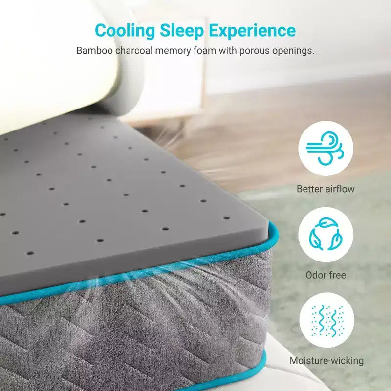 Matelas en mousse à mémoire de forme mélangée