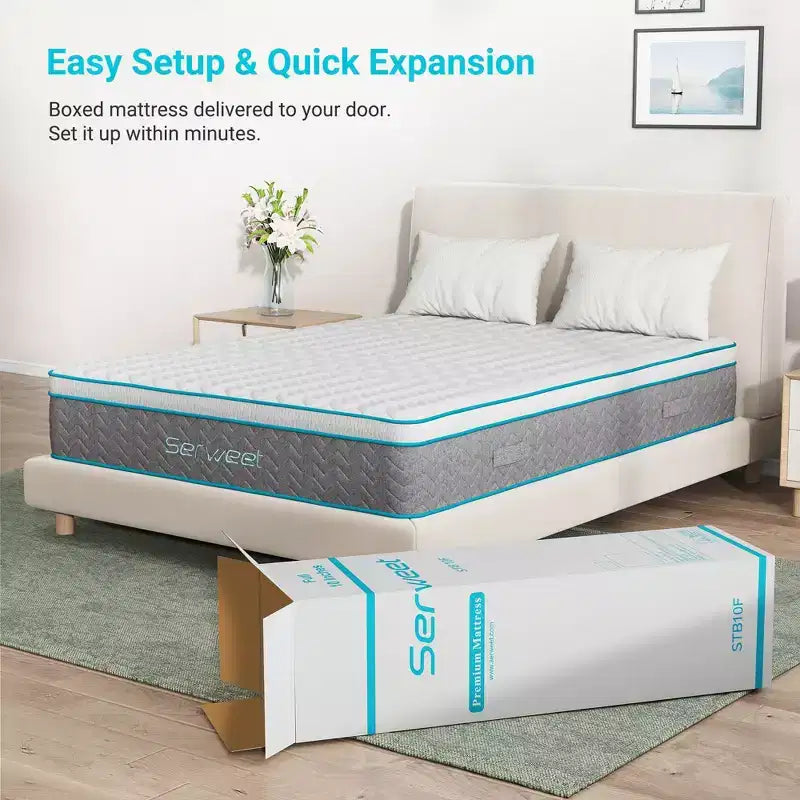 Matelas en mousse à mémoire de forme mélangée