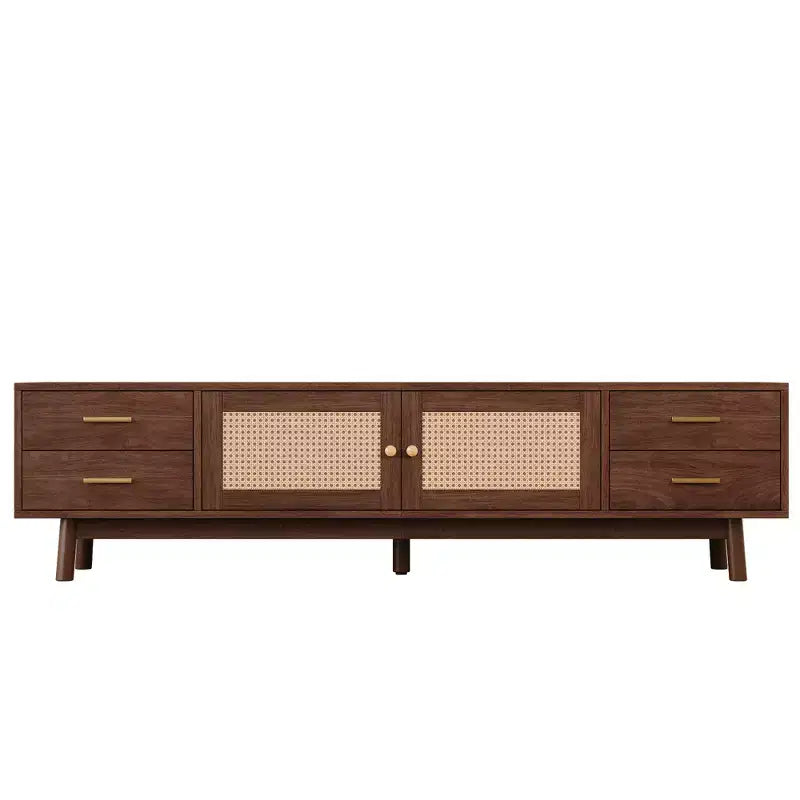Meuble TV en rotin moderne