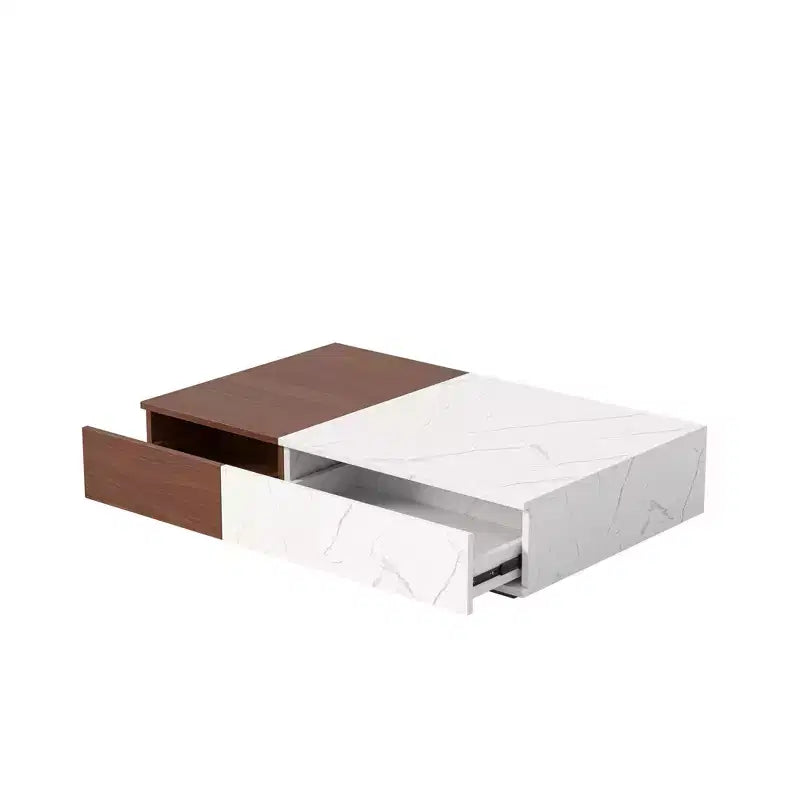 Table basse moderne en marbre