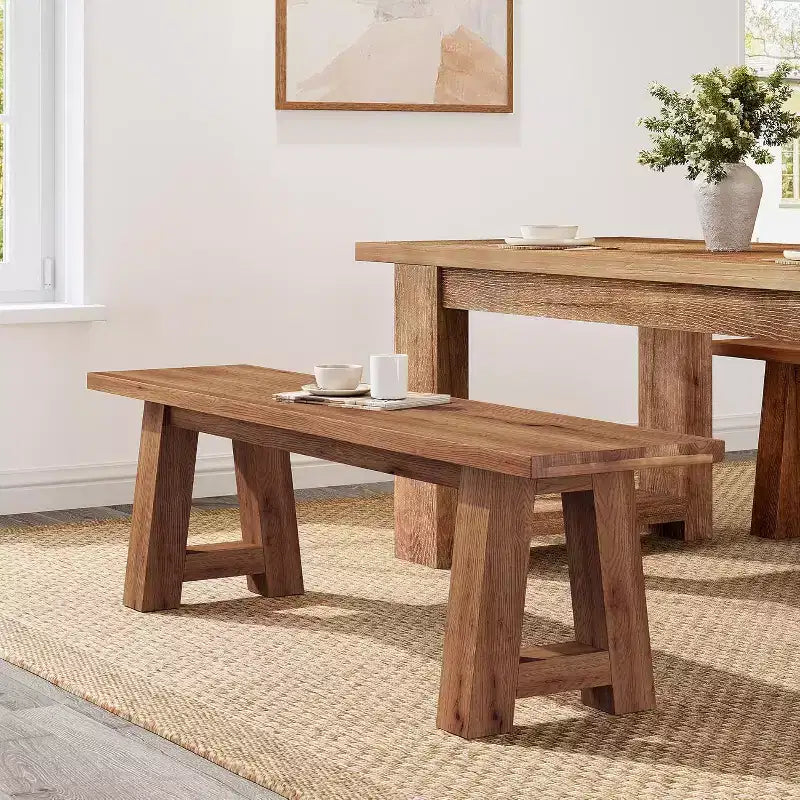 Tabouret de salle à manger en bois massif