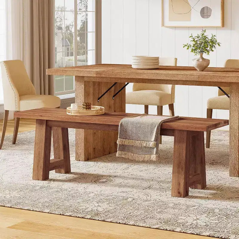 Tabouret de salle à manger en bois massif