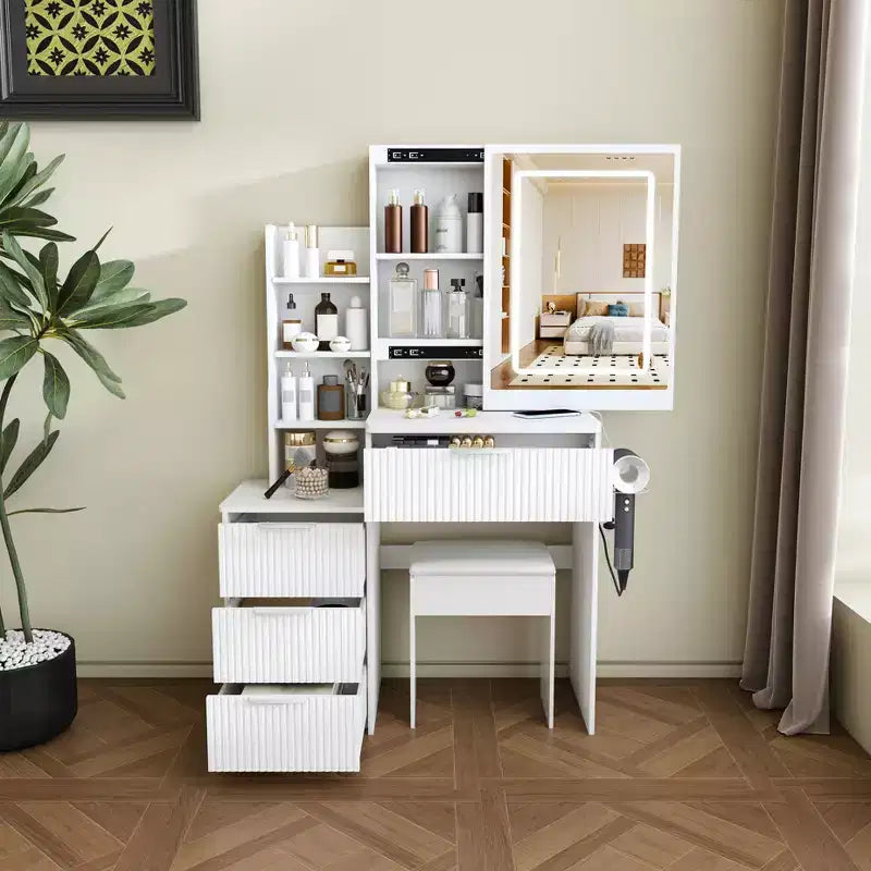 Coiffeuse avec miroir