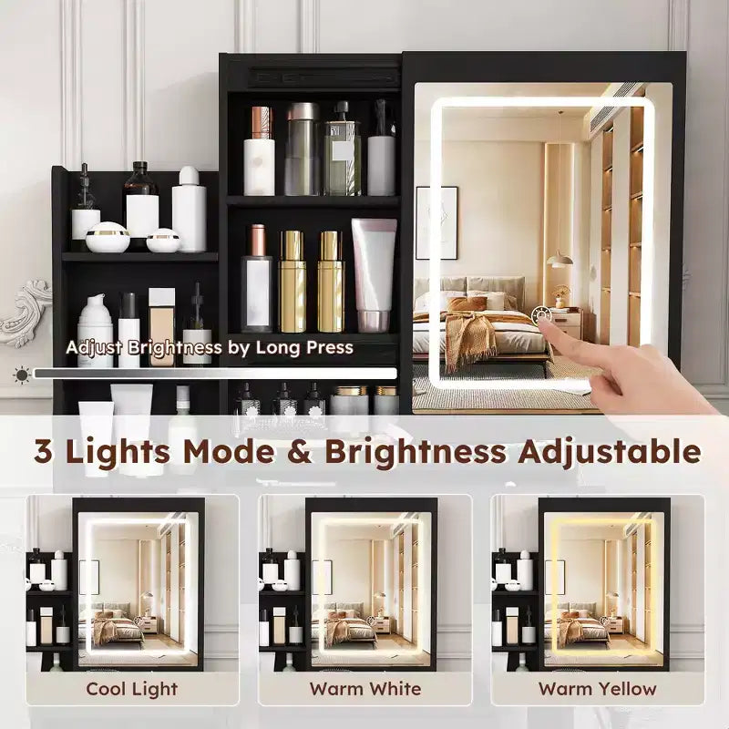Coiffeuse avec miroir