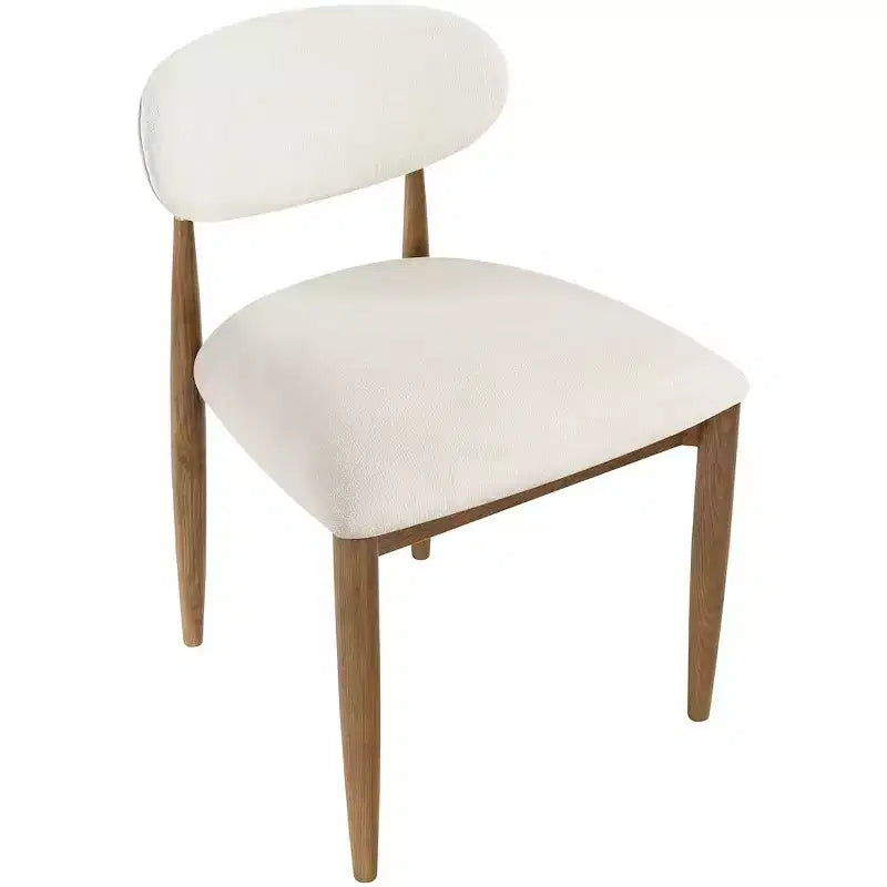 Chaise de salle à manger tapissée de tissu haute performance