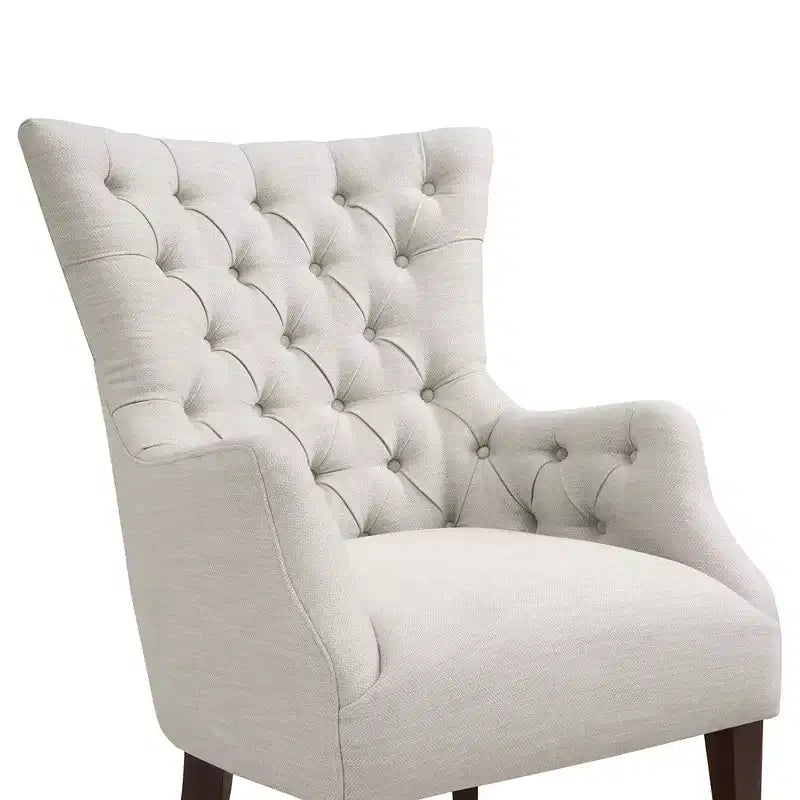 Fauteuil à oreilles capitonné Lilith