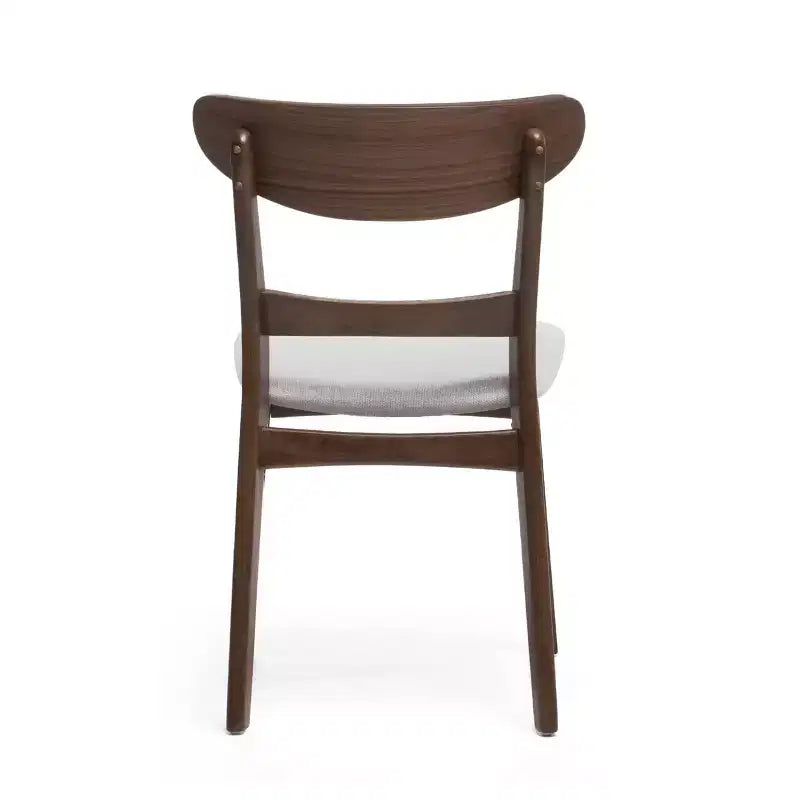 Chaise rembourrée à cadre en bois