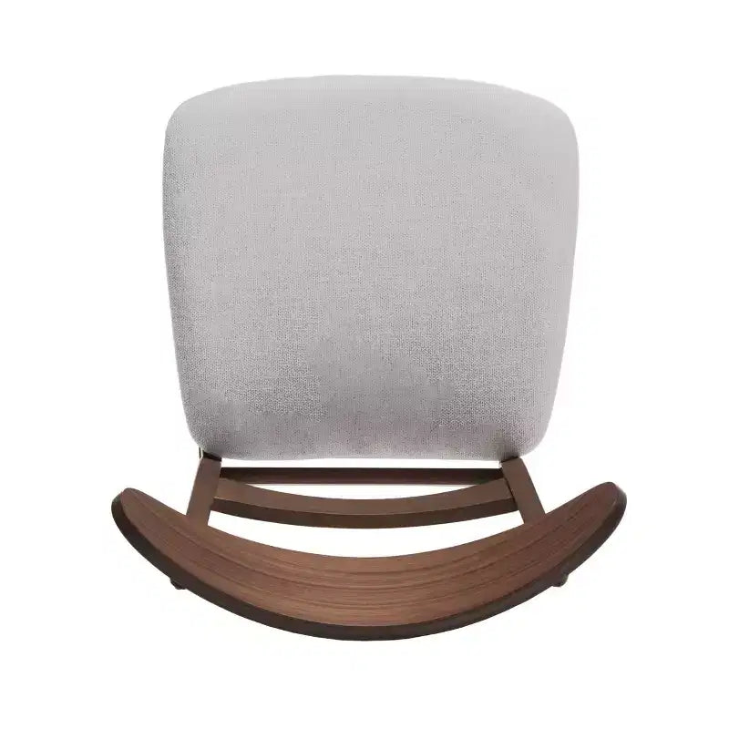 Chaise rembourrée à cadre en bois
