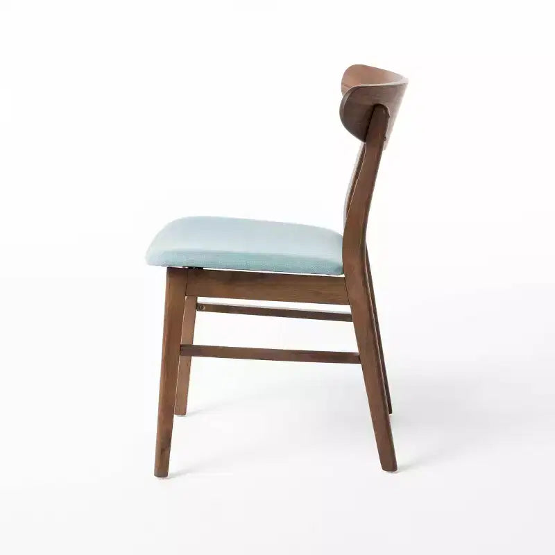 Chaise rembourrée à cadre en bois